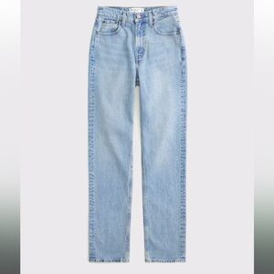 Abercrombie & Fitch High Rise 90s Straight Jean